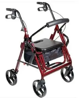 Andadera rollator y silla de traslado